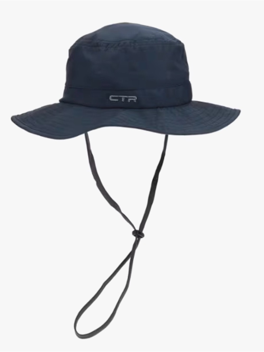 Summit Pack-It Hat Navy Outdoor Bucket Hat with Adjustable Chin Cord